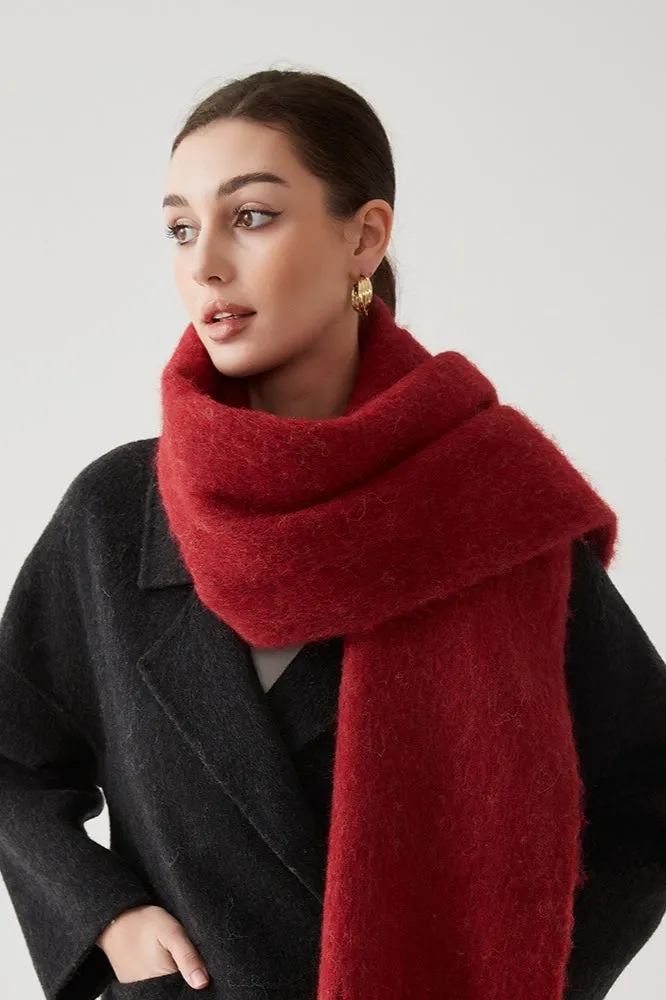 Wool Blend Blush Pink Scarf