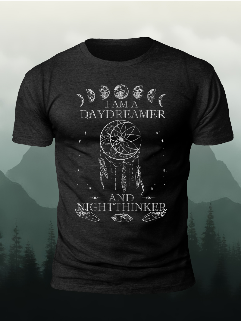 Dream Catcher Moon Print T-shirt