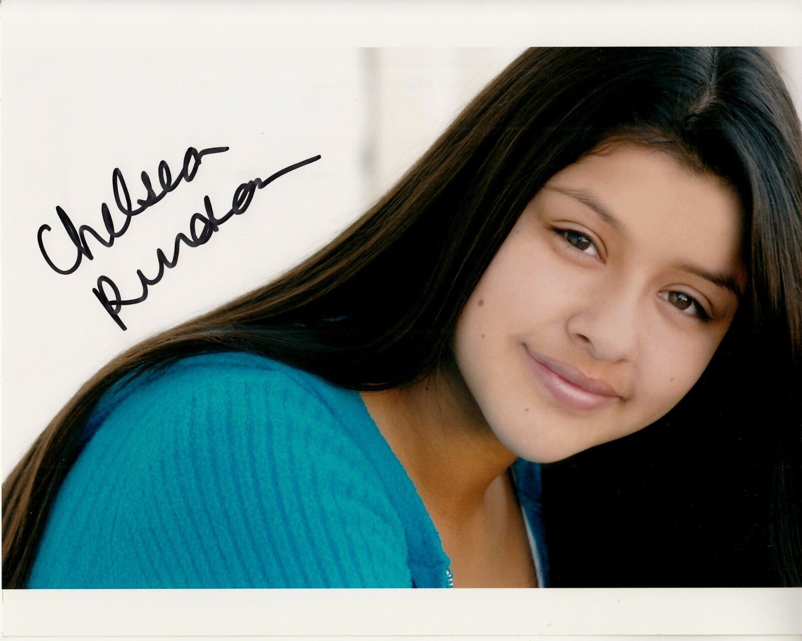 CHELSEA RENDON hand-signed FANTASTIC 8x10 COLOR CLOSEUP authentic w/ UACC RD COA