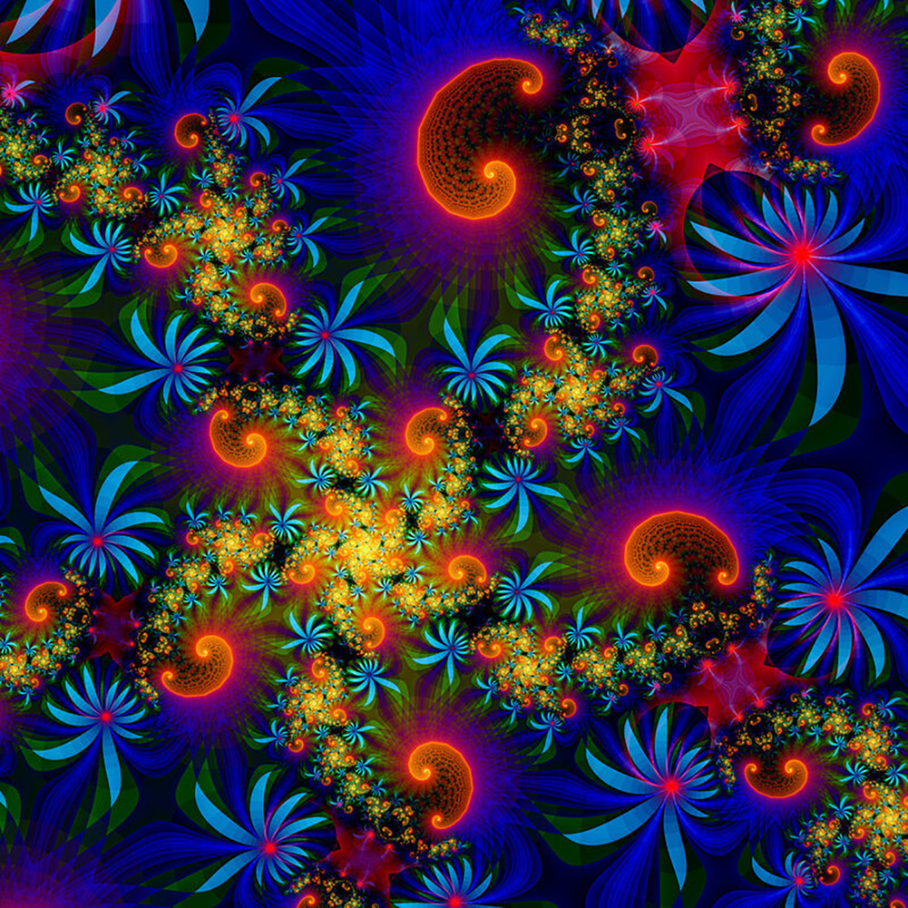 

30*30CM - Round Drill Diamond Painting - Abstract Pattern, 501 Original