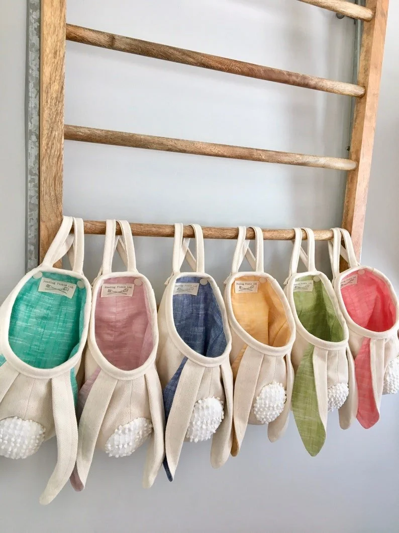 Easter 49% OFF🔥Fabric Hanging Easter Bunny Ears Baske