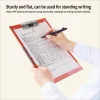 Foldable A4 clipboard, thin and sturdy, can stand upright, write baffle, loose-leaf document booklet