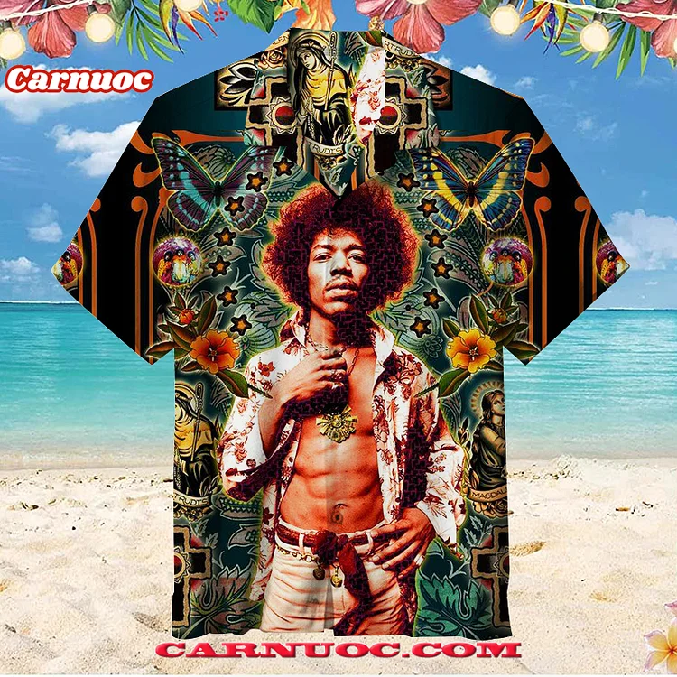 Jimi Hendrix | Unisex Hawaiian Shirt