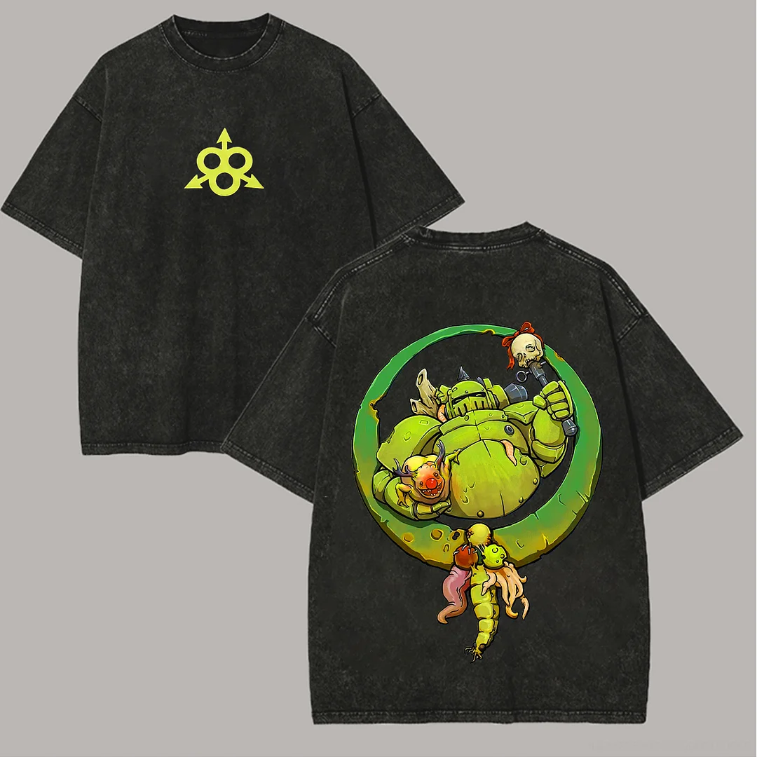 Nurgle Warhammer 40k Printed Unisex Washed T-Shirt
