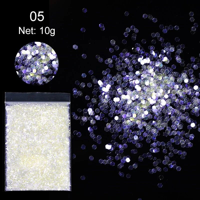 1 Bag Nail Sequins Butterfly Design 3D Glitter Colorful Nail Flakes iridescent Palliette Spangle Decoration Nail Art Sticker