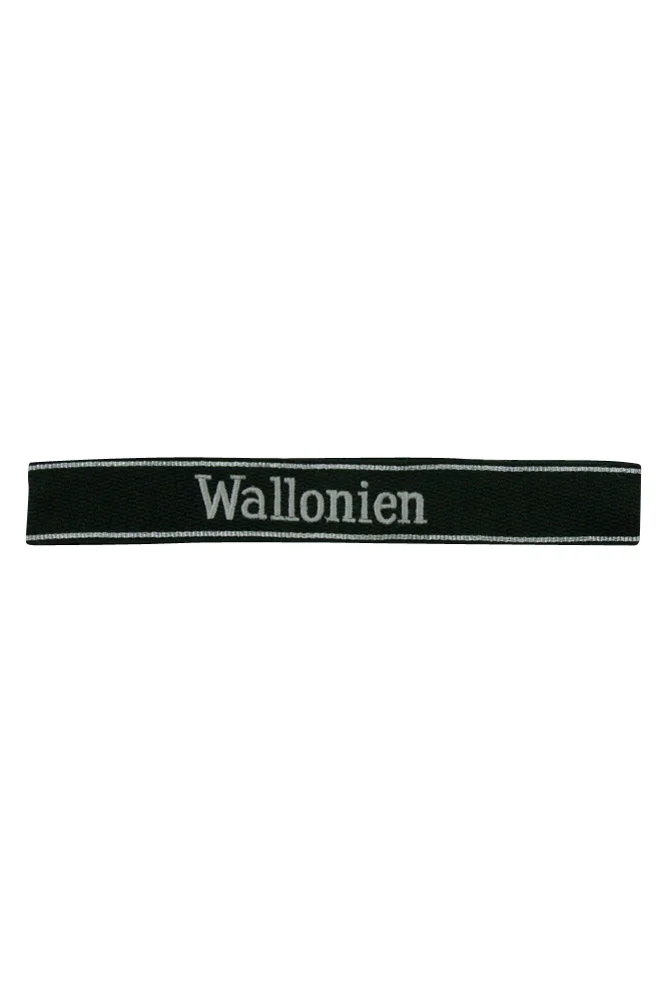   Elite 28th Volunteer Gren.Div. Wallonien EM/NCO Cuff Title German-Uniform