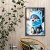 (40*60cm)Wolf Under the Snow -  Full Round Drill Diamond Painting