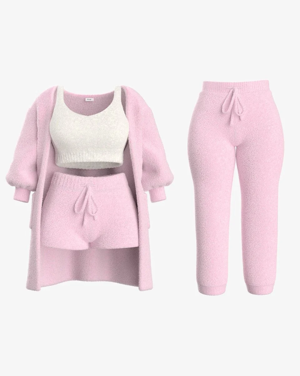 Pleshy Cozy Knit Set-Black Friday Sale 50% off