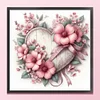 (Counted/Stamped) Flowers Heart-11CT Cross Stitch 40*40cm/15.75*15.75in