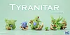 1/20 & 1/8 Scale World Zukan Evolution of Tyranitar Set & Mega Tyranitar - Pokemon Resin Statue - MG Studios