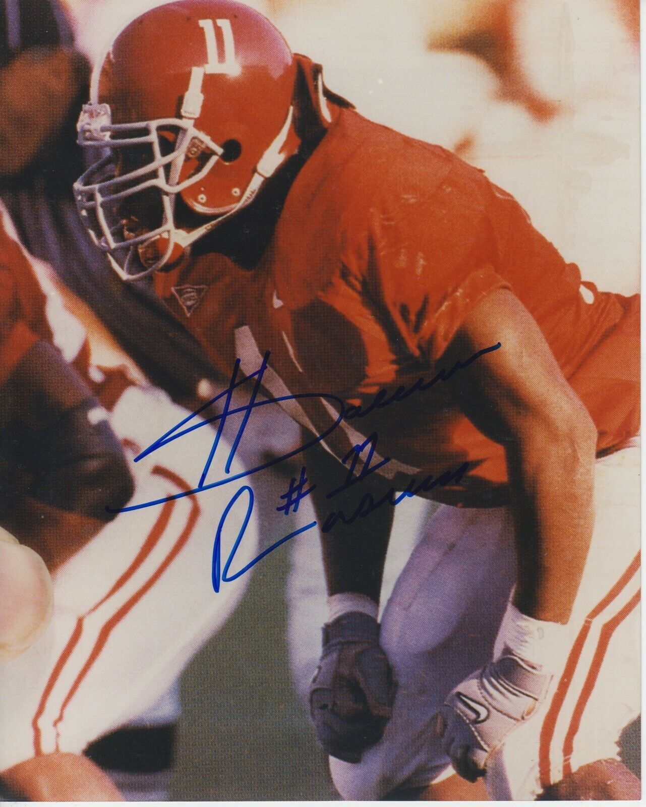 Saleem Rasheed #0 8x10 Signed Photo Poster painting w/ COA Alabama Crimson Tide