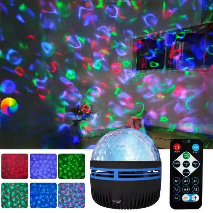 Lampe à Effet ADJ H2O LED 3W - Tournante Avec Effet Boule à Facettes