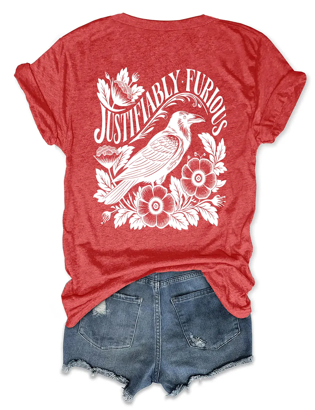Justifiably Furious Raven T-shirt