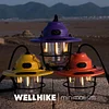WELLHIKE mini pine cone lamp 80h long battery life outdoor lighting camping portable camp atmosphere retro lamp