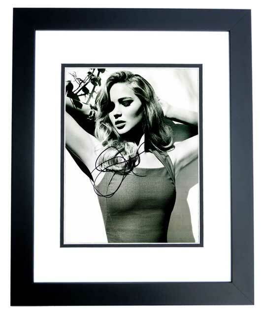 Jennifer Lawrence Signed Sexy B+W 8x10 inch Photo Poster painting FRAMED - Hunger Games Actress