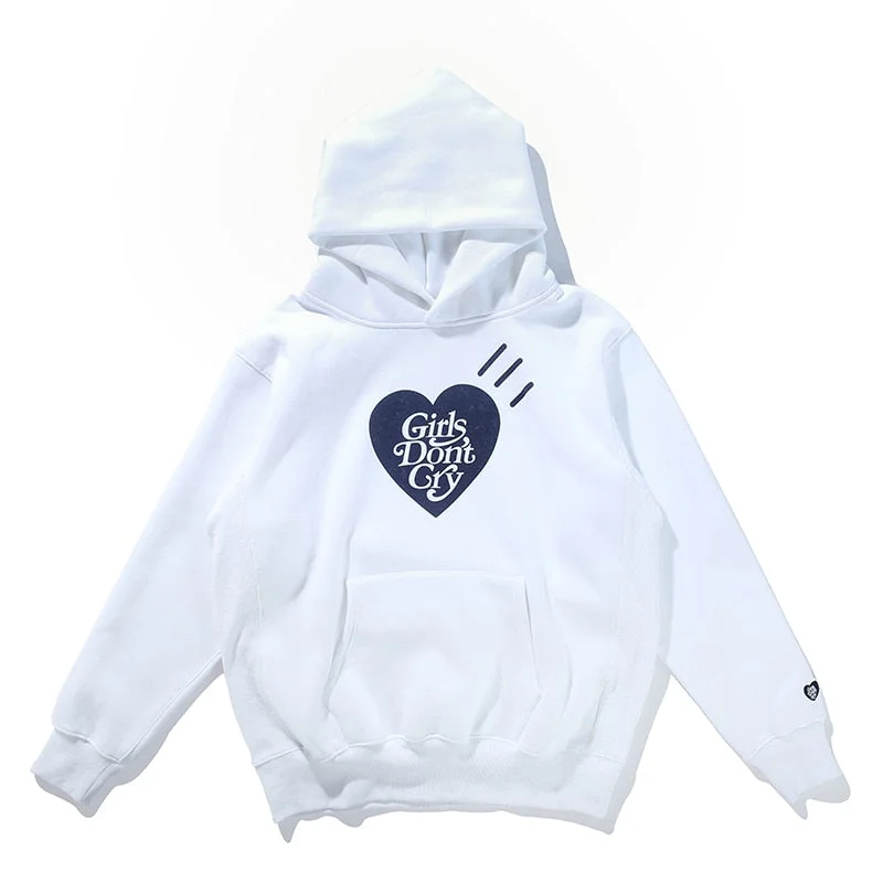 Girl Dont Cry Human Made Sweatshirt Couple Retro Harajuku Hip Hop Casual Fleece Hoodies Oversize Stranger Things Loose Hooded