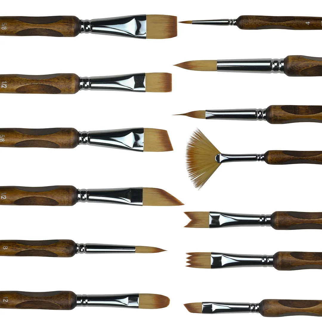 Bielk WCS-13 13PC/Set Watercolor Acrylic And Oil Multi-functional Free Style Art Supplies Paint Brushes