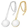 Chain Magnifying Glass 5X Magnifier Jewelry Loupe Necklace for Reading Gift
