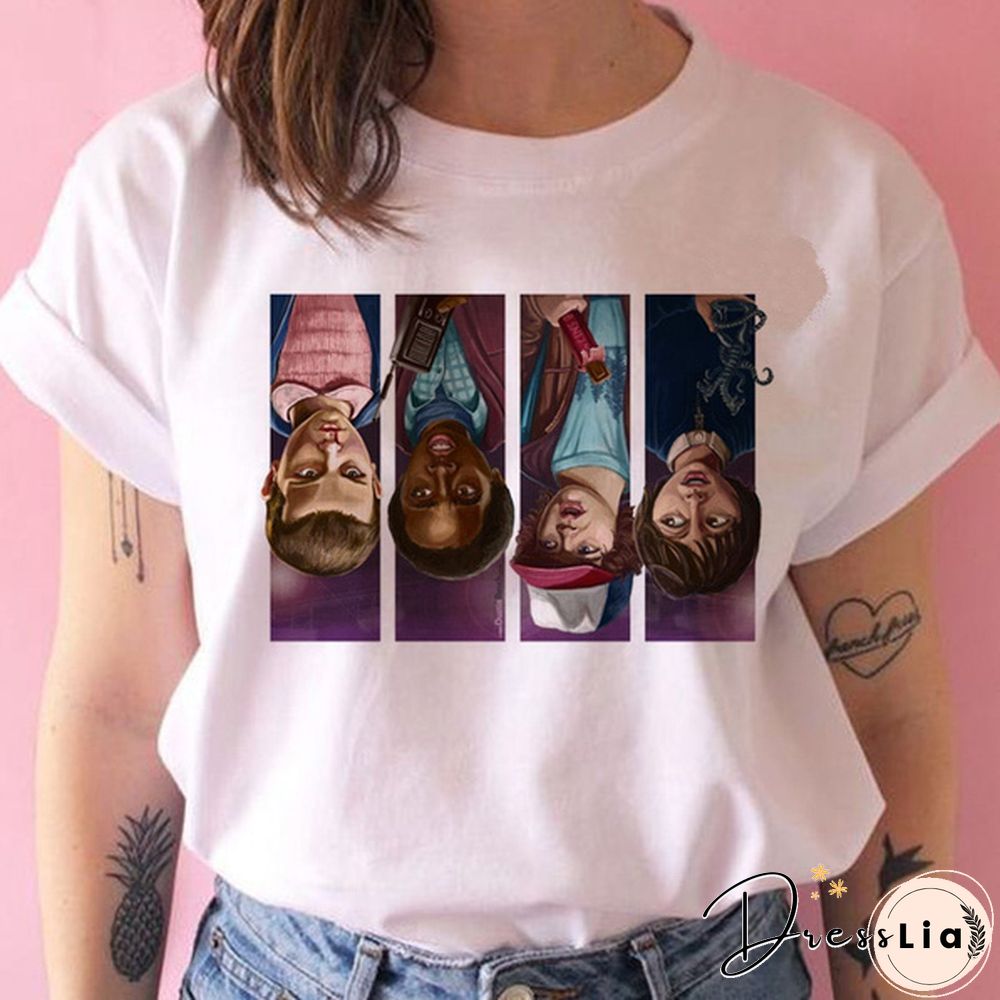 Stranger Things Season 3 T Shirt Women Upside Down Tshirt Eleven Female Graphic Grunge T-Shirt Femme Tee Shirts Funny Clothing
