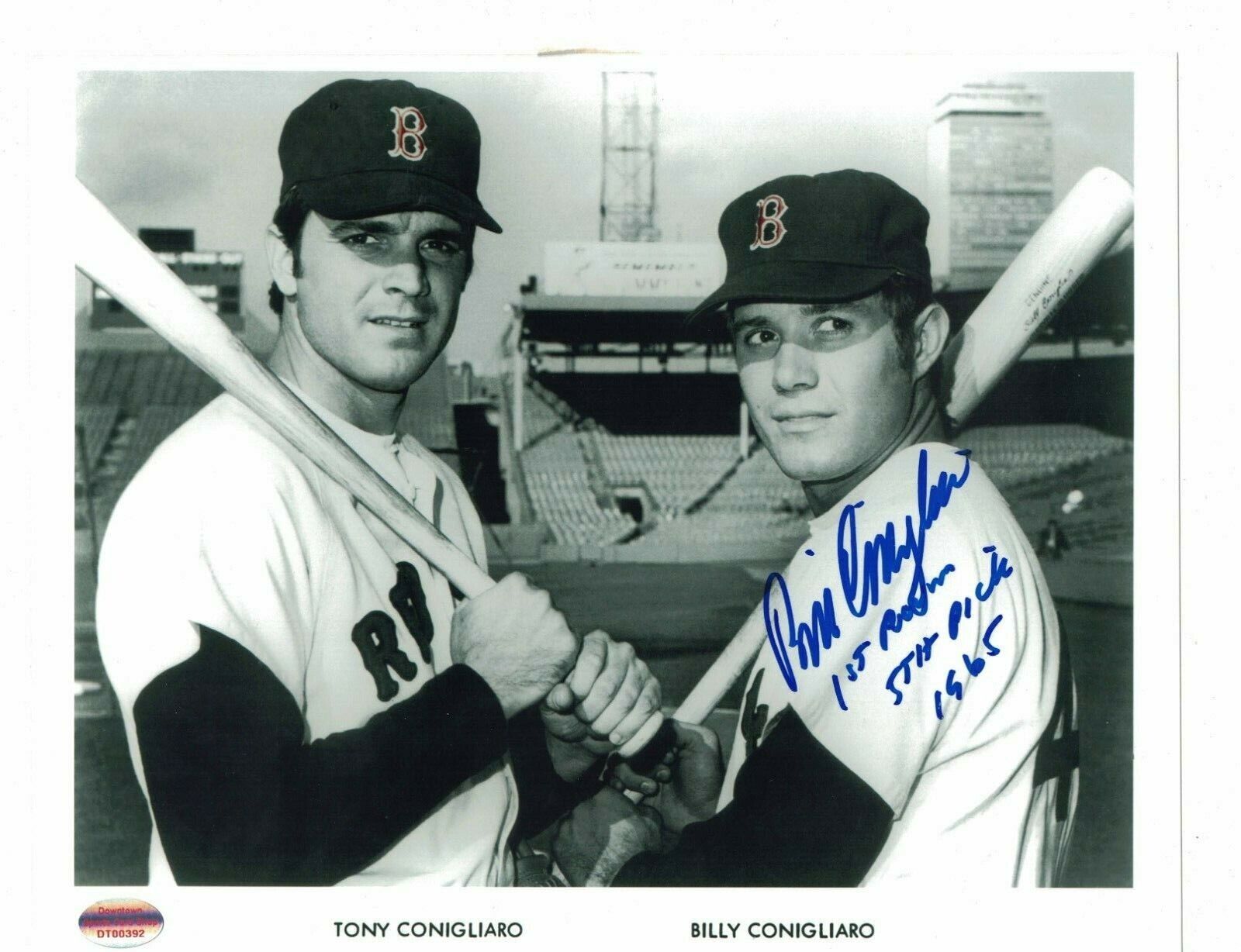 Billy Congliaro Boston Red Sox Signed Inscribed 8x10 Photo Poster painting W/Our COA