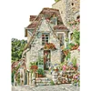 Flower House-14CT Stamped Cross Stitch 30*40cm/11.81*15.75in