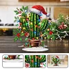 Cactus acrylique - ornement d&rsquo;artisanat de bricolage 5d