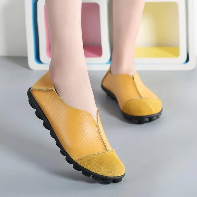 Solid Women Flats Comfortable Loafers Shoes Moccasins