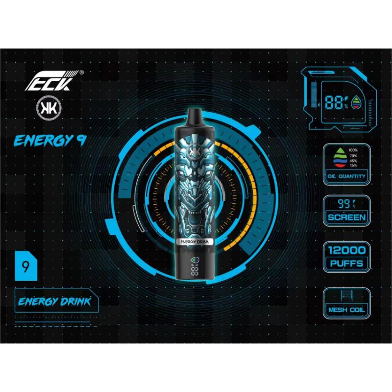 KK ENERGY9 ENERGY DRINK 12000 Puffs Disposable Vape Wholesale KK OPVape