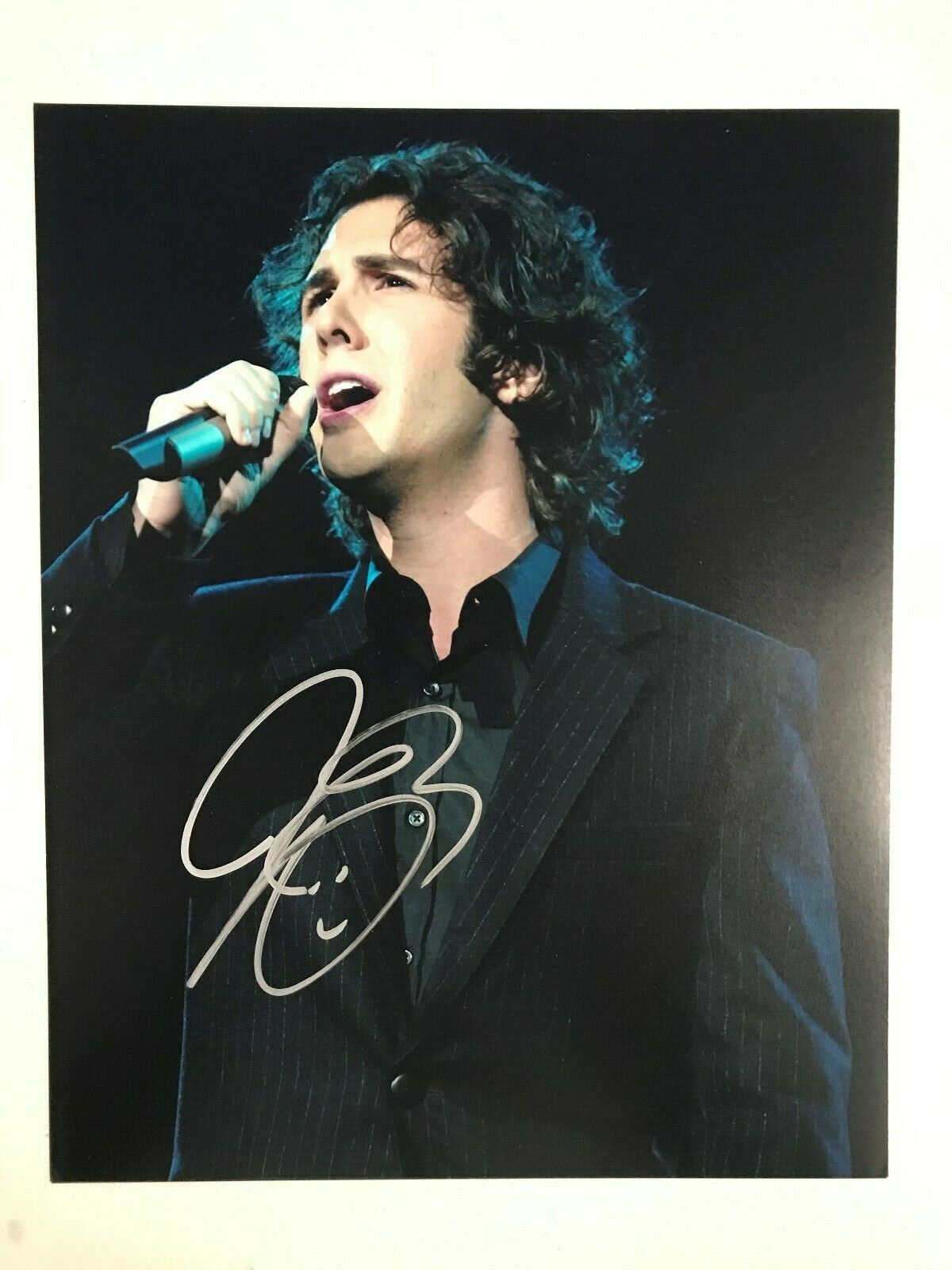 Josh Groban autographed Photo Poster painting signed 11x14 #1 singer musician opera