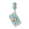 Tarot Card Pendant Charm for Bracelet and Necklace 925 Sterling Silver