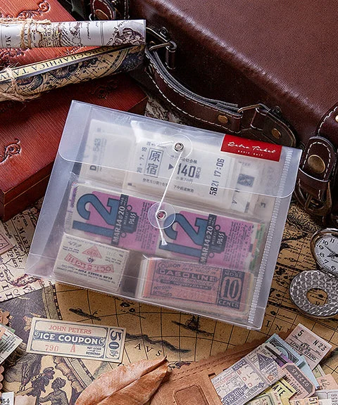 400 Pcs Time Ticket Collection Material Paper Kit