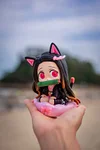 Kitty Kamado Nezuko - Demon Slayer: Kimetsu no Yaiba Resin Statue - DRC Studio [In Stock]