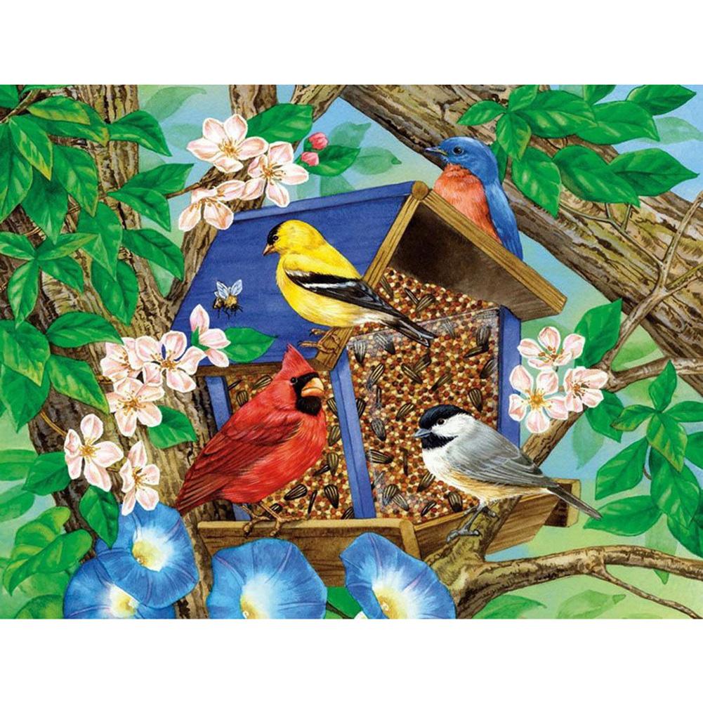 

Bird House - Round Drill Diamond Painting - 40*30CM, 501 Original