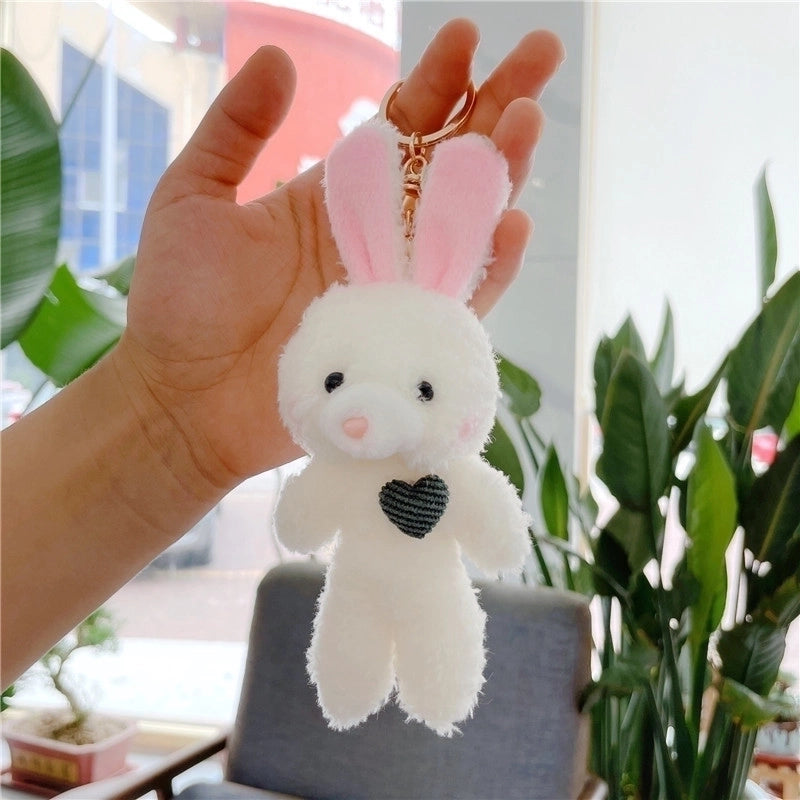 Cute Rabbit Pp Cotton Women’s Bag Pendant Keychain