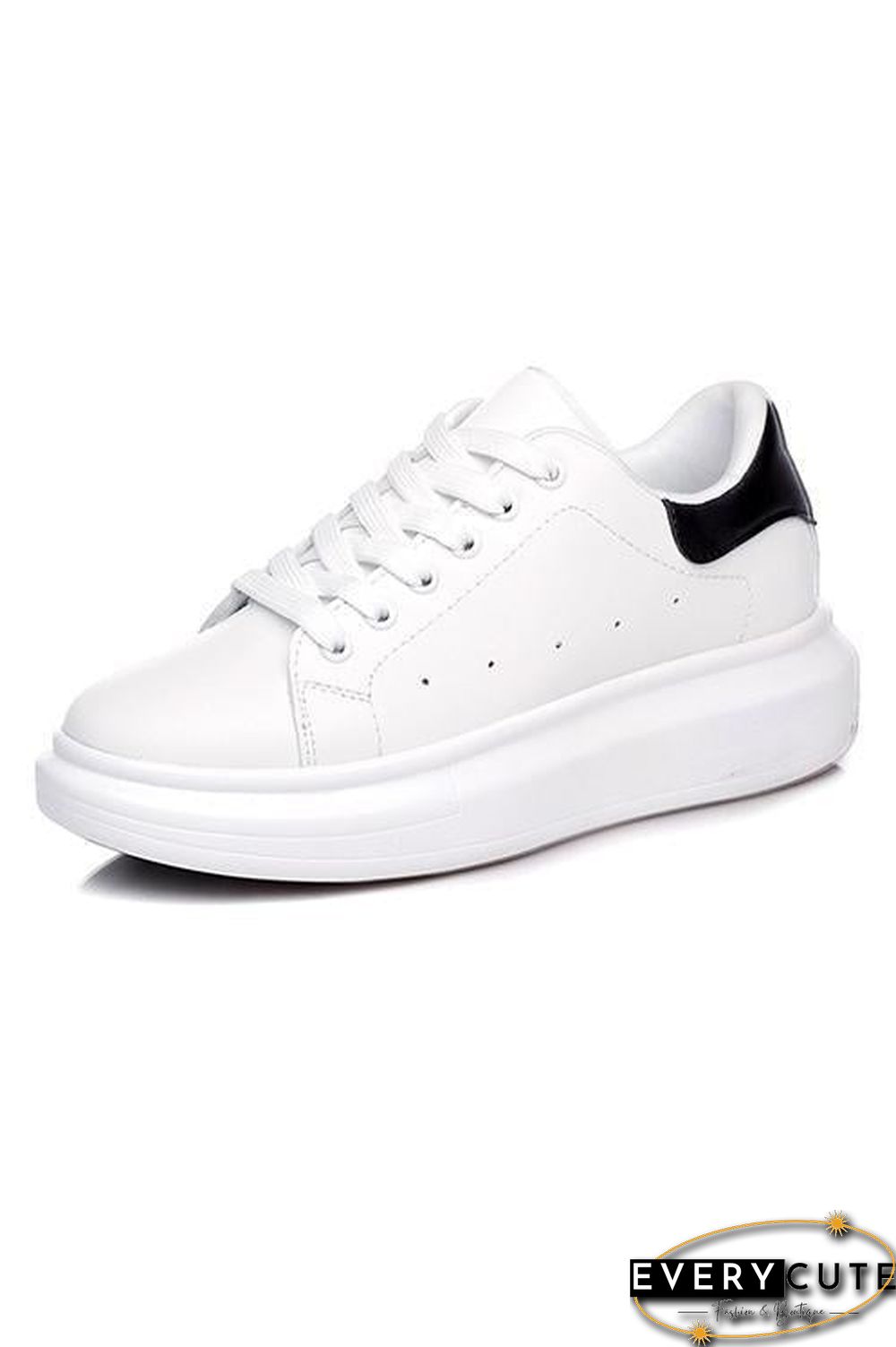 Lace Up White Sneakers