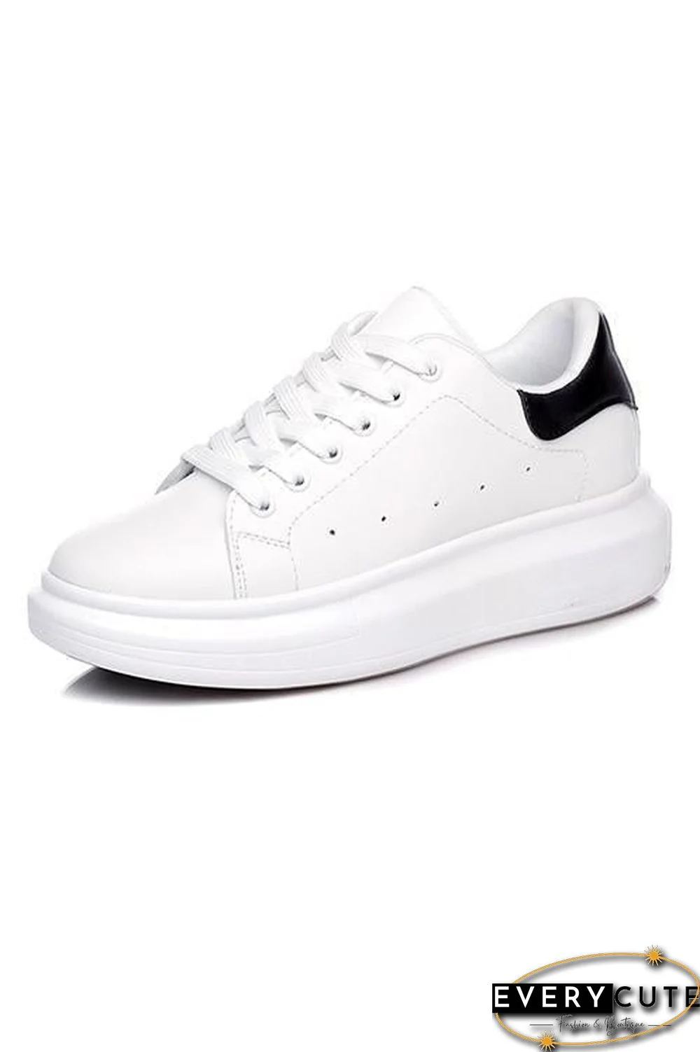 Lace Up White Sneakers