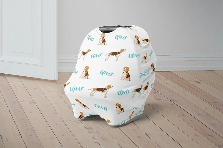 Personalized Baby Car Seat Canopy| Canopyl62