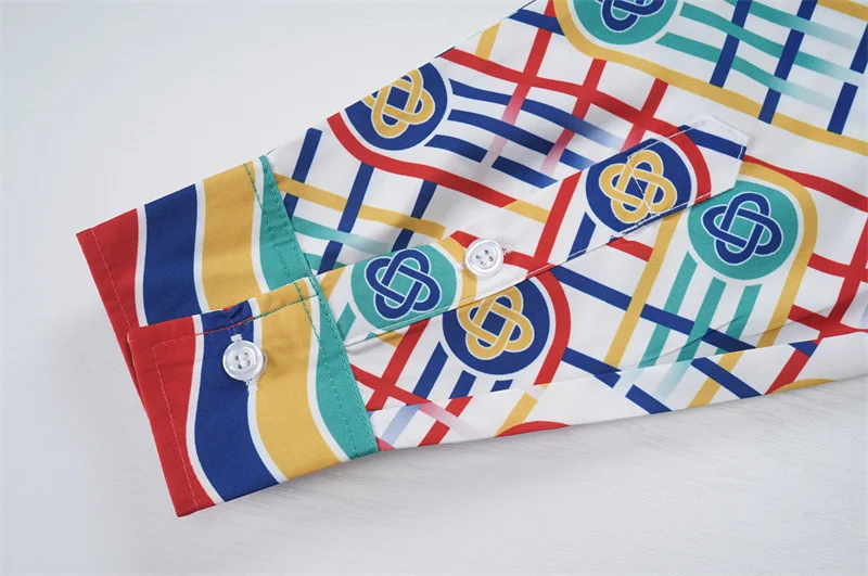 Casablanca 2023 new silk long-sleeved shirt