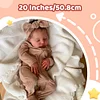 20" Reborn Asleep Baby Girl Simuni Real Lifelike Silicone Vinyl Body Reborn Doll, Looks Really Cute - RBBI-Myrebornbabydoll&reg; Myrebornbabydoll&reg;