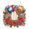 Acrylique nous ind&eacute;pendance day-diy pendentif