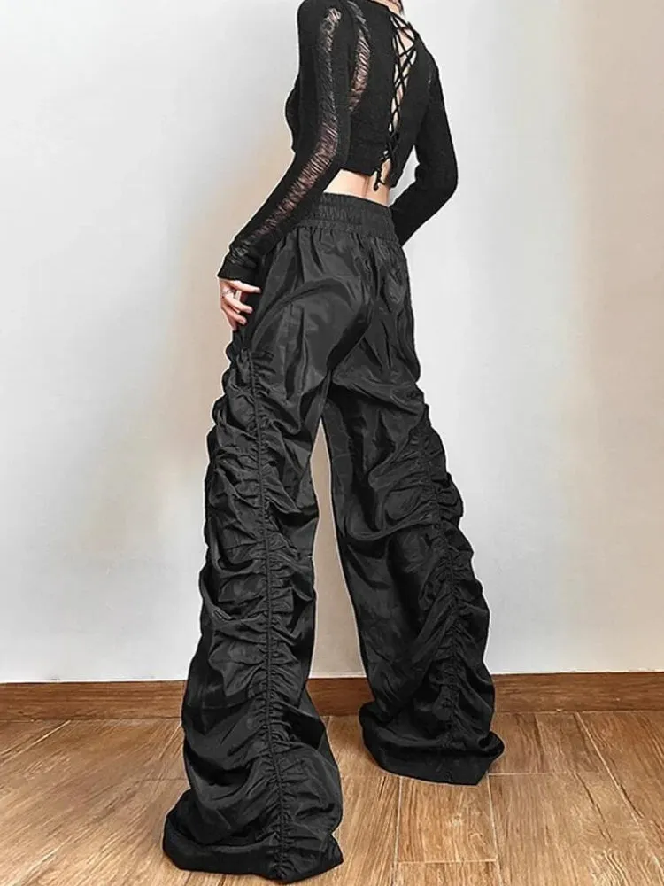 Brownm Parachute Pants