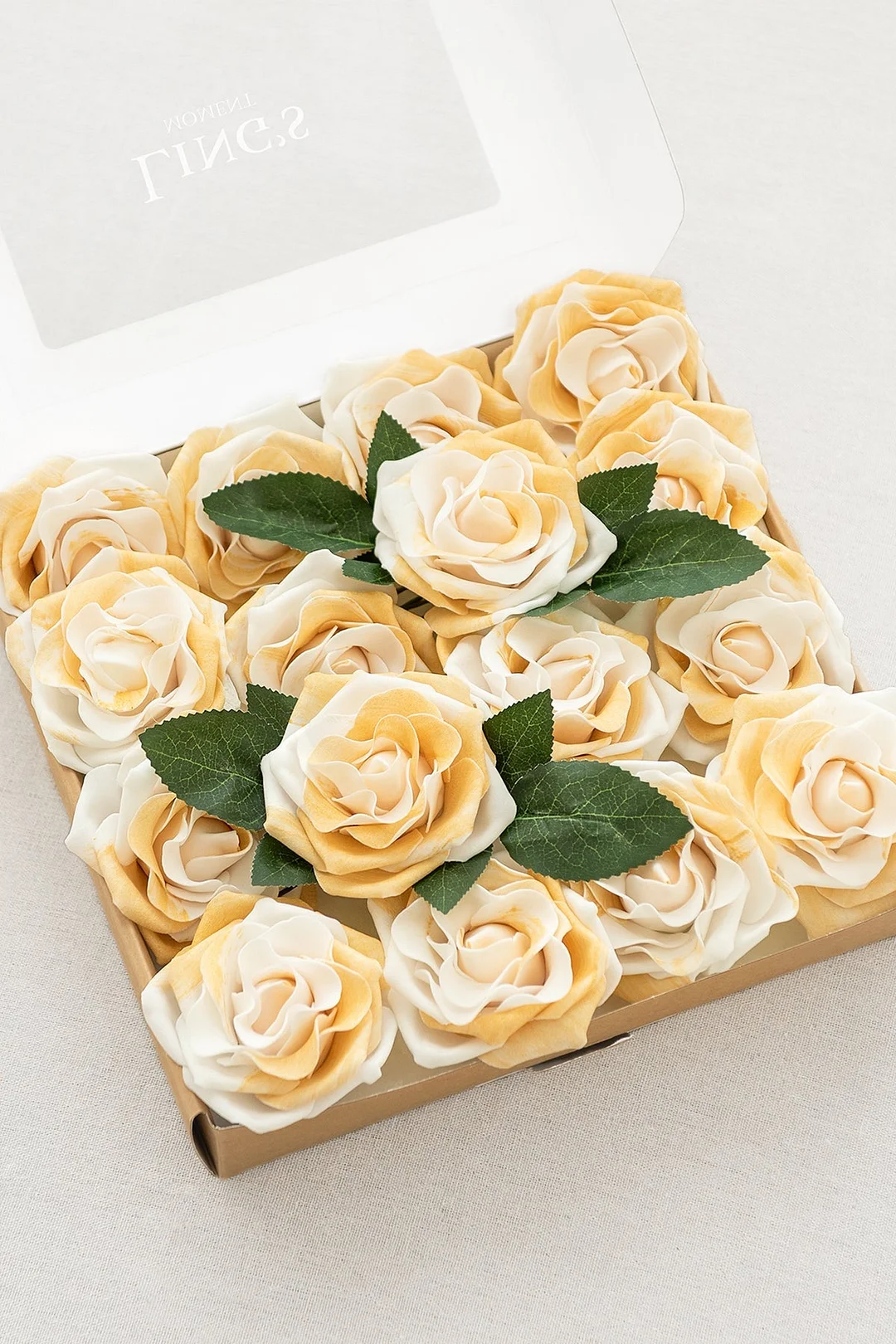 3.5" Foam Avalanche Rose with Stem - 16 Colors