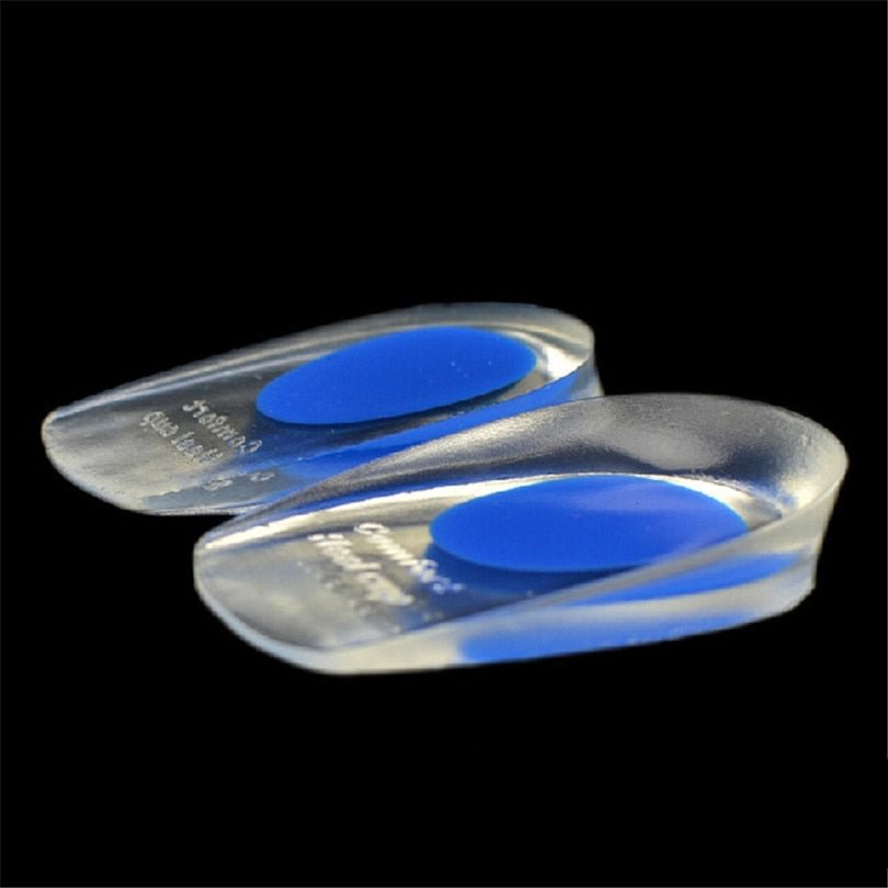 CUHAKCI Fashion Liners Soft Rubber Gel Pain Heel Spur Cup Insoles Support Peds Cushion Inserts High Quality Unisex Female 1 Pair