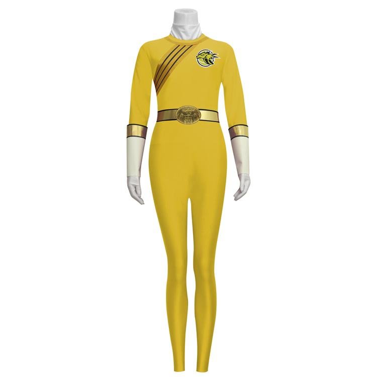 Power Rangers Wild Force Yellow Wild Force Ranger Cosplay Costume
