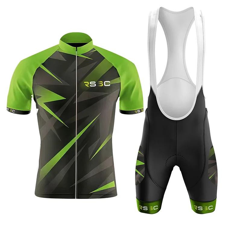 Rssc Basic Green Men's Short Sleeve Cycling Kit