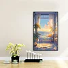(40*60cm)Seaside Room - Full Round Drill Diamond Painting