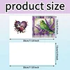 6Pcs Diamond Painting Flowers and Birds Greeting Card Set with Envelopes for Beginner Adult Holiday Gifts