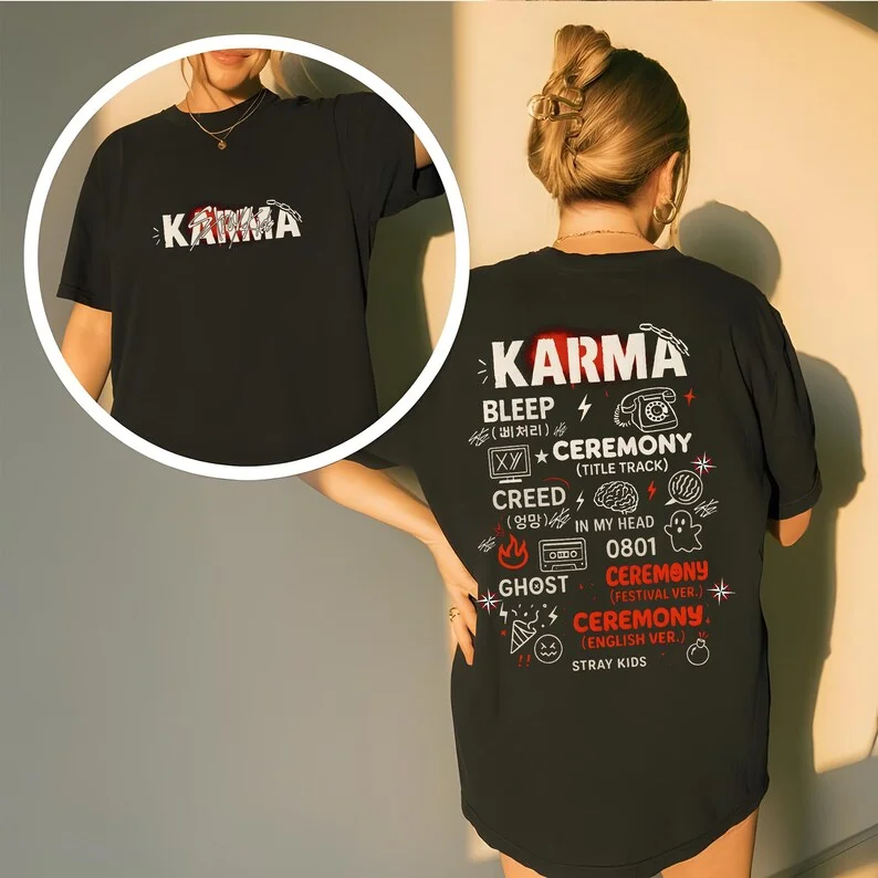 2025 Stray Kids Karma POP UP Ceremony Uniform T-Shirt