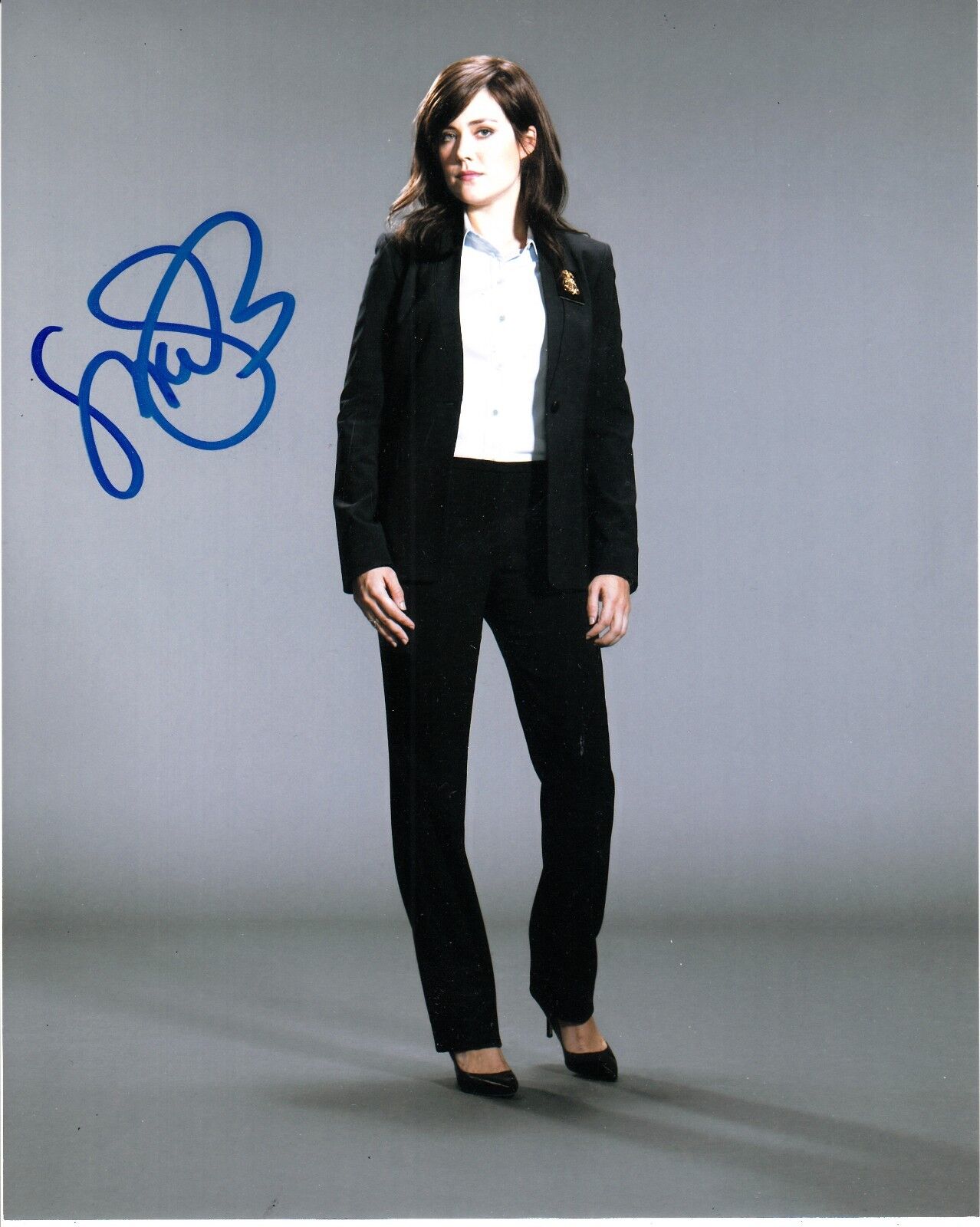 MEGAN BOONE SIGNED THE BLACKLIST Photo Poster painting UACC REG 242 (3)