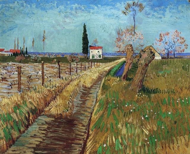 

Path and Pollard Trees Van Gogh – Paint By Numbers - 40*50CM, 501 Original